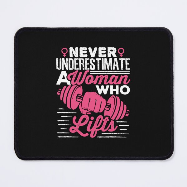 Item preview, Never Underestimate A Woman Who Lifts designed and sold by jaygo.