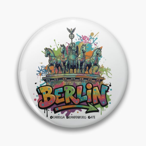 Item preview, Quadriga Berlin – Triumph above the Gate - Vibrant Graffiti Design designed and sold by Earth Celebration Designs.