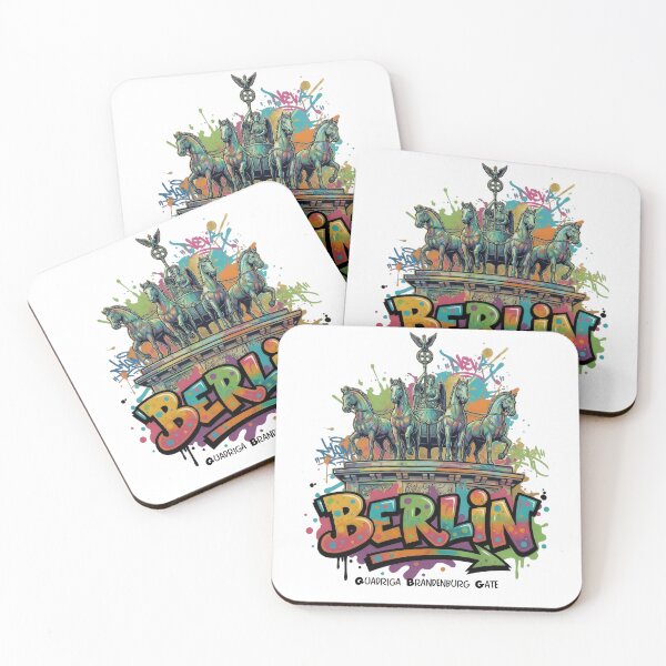 Item preview, Quadriga Berlin – Triumph above the Gate - Vibrant Graffiti Design designed and sold by Earth Celebration Designs.