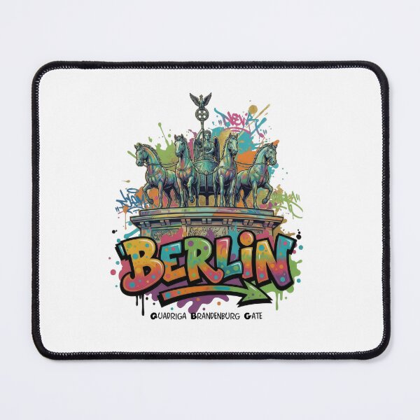 Item preview, Quadriga Berlin – Triumph above the Gate - Vibrant Graffiti Design designed and sold by Earth Celebration Designs.