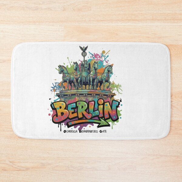 Item preview, Quadriga Berlin – Triumph above the Gate - Vibrant Graffiti Design designed and sold by Earth Celebration Designs.