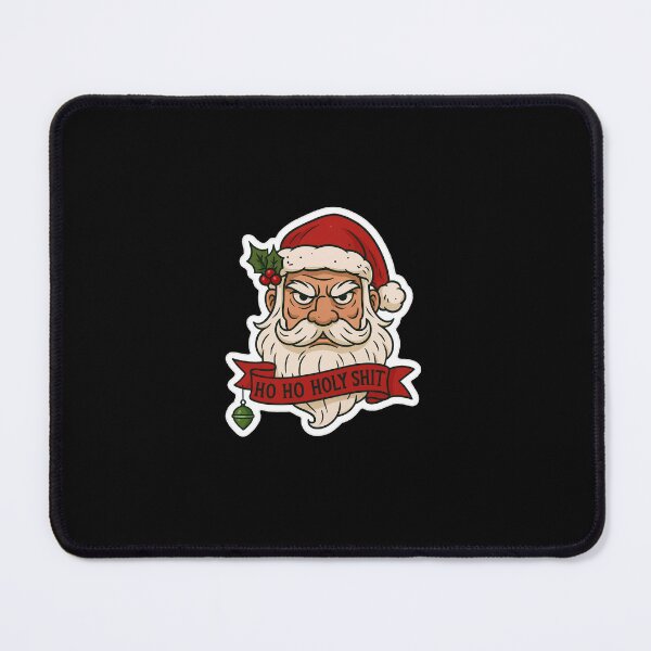 Item preview, Grumpy Santa Holiday Chaos Edition gifts for christmas angry santa clouds santa clouds designed and sold by zuzzelek44.