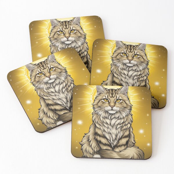 Item preview, Radiant Leo Celestial Sun Cat  designed and sold by DivinelyAligned8.