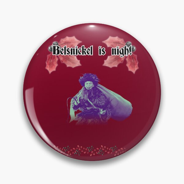 Item preview, BELSNICKEL IS NIGH Dwight Schrute Art | The Office Funny Christmas designed and sold by Thorn & Ember.