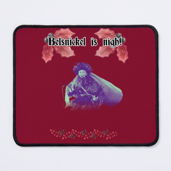 Item preview, BELSNICKEL IS NIGH Dwight Schrute Art | The Office Funny Christmas designed and sold by Thorn & Ember.