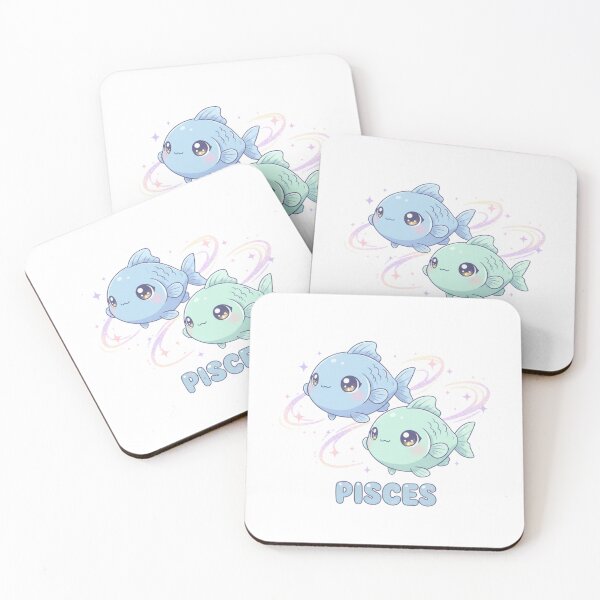 Item preview, Kawaii Pisces Fish – Cute Zodiac Sign Illustration designed and sold by LaurannaDesign.
