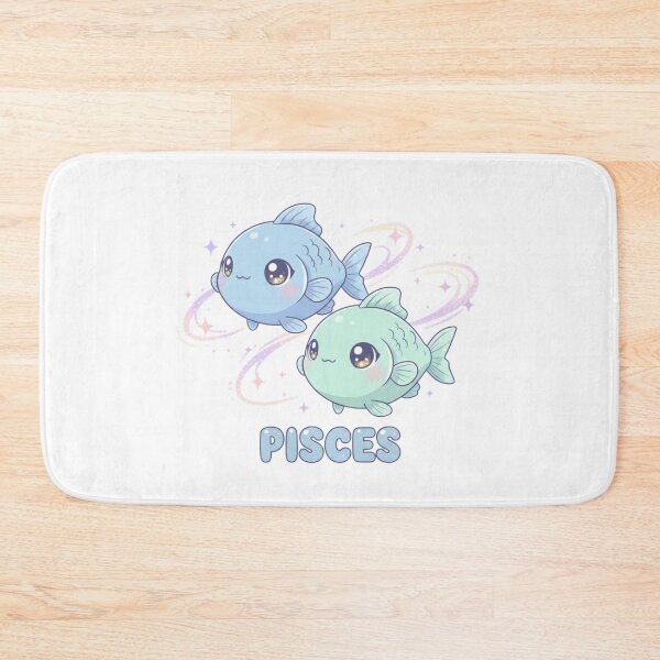 Item preview, Kawaii Pisces Fish – Cute Zodiac Sign Illustration designed and sold by LaurannaDesign.