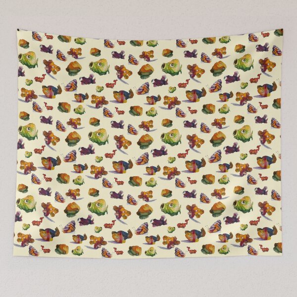 Item preview, Creature Pattern warm tones designed and sold by katyaveleva.