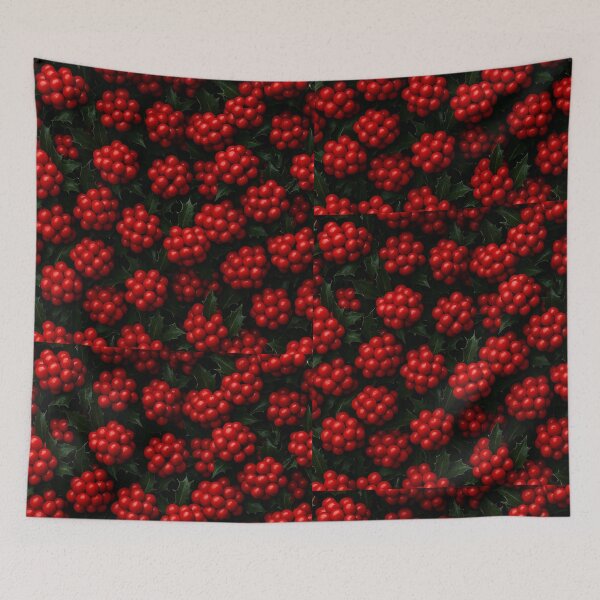 Item preview, Festive Kokina Berry Explosion – Seamless Christmas Botanical Pattern designed and sold by ZEYCAT.