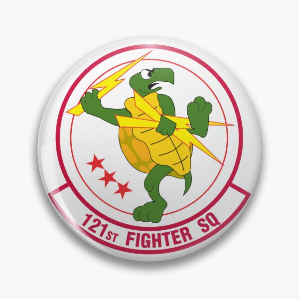 Item preview, 121st Fighter Squadron Patch - "The Flying Turtles" Insignia designed and sold by CharlieDesings.