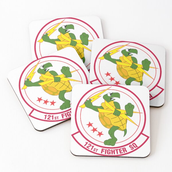 Item preview, 121st Fighter Squadron Patch - "The Flying Turtles" Insignia designed and sold by CharlieDesings.