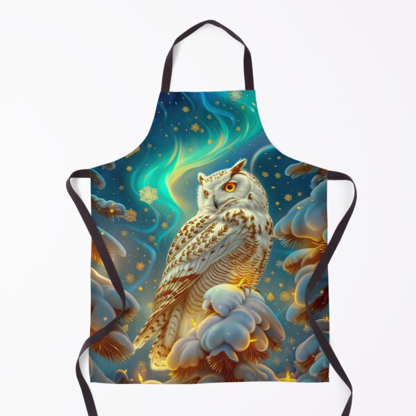 Item preview, Majestic Owl in Snowy Forest designed and sold by MargaretWiktor.