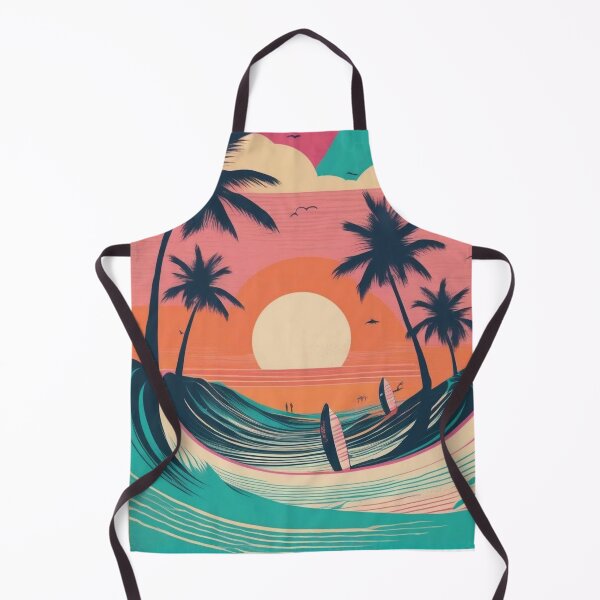 Item preview, Malibu Surf Club Poster | Retro 1960s Surf Art designed and sold by Esterlane.