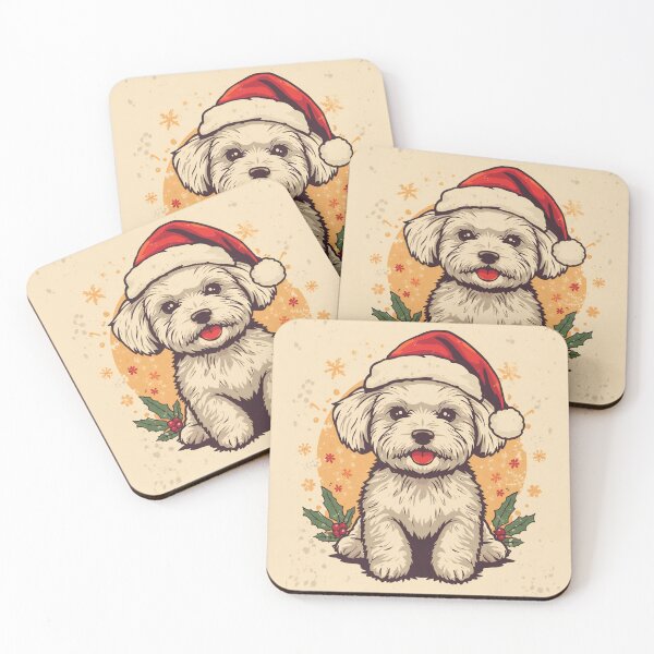 Item preview, Maltipoo Christmas designed and sold by TobyTheMaltipoo.
