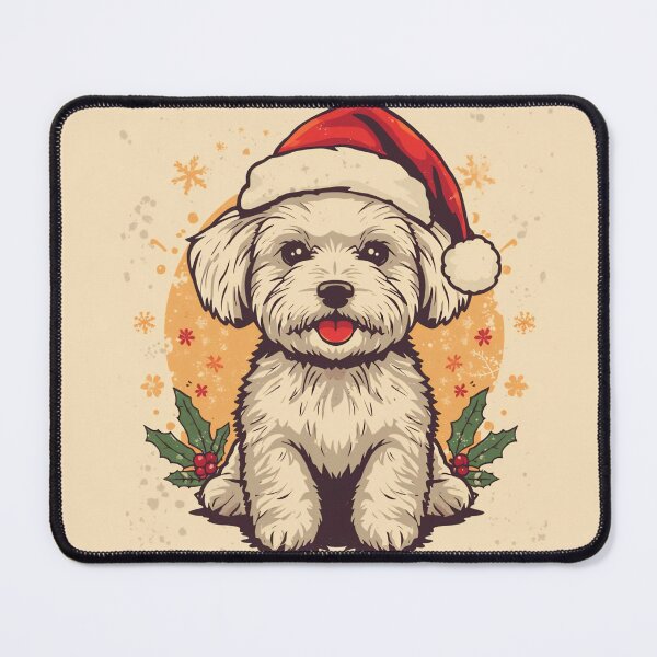 Item preview, Maltipoo Christmas designed and sold by TobyTheMaltipoo.