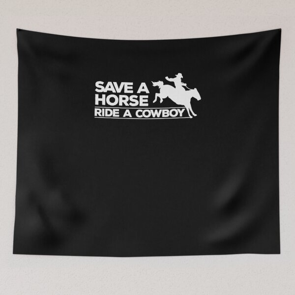 Item preview, Save A Horse and Ride A Cowboy V5 designed and sold by TeeTimeGuys.
