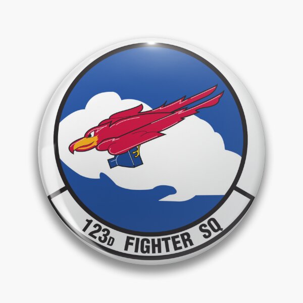 Item preview, 123d Fighter Squadron Patch - "The Red Bird" Insignia designed and sold by CharlieDesings.