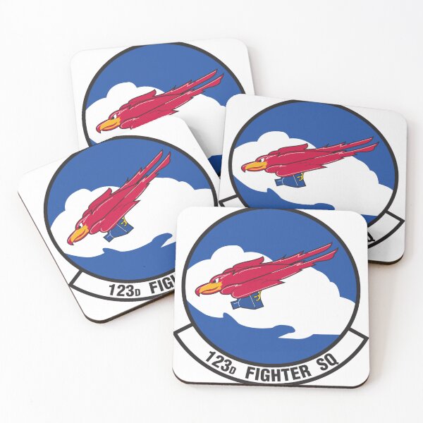 Item preview, 123d Fighter Squadron Patch - "The Red Bird" Insignia designed and sold by CharlieDesings.