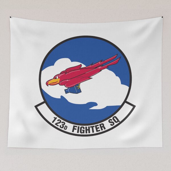 Item preview, 123d Fighter Squadron Patch - "The Red Bird" Insignia designed and sold by CharlieDesings.