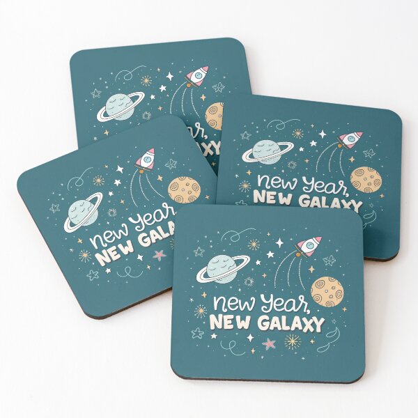 Item preview, New Year, New Galaxy by Vivo Studio – Cute Cosmic Illustration designed and sold by VivoStudio.