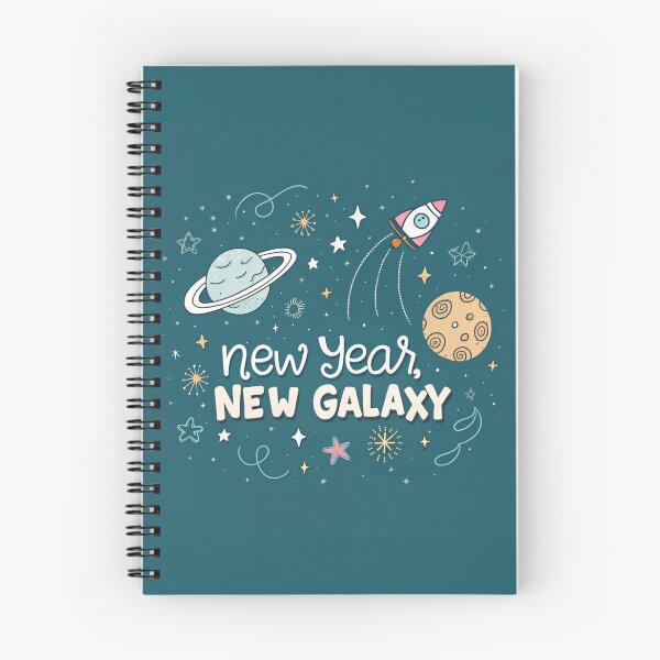 Item preview, New Year, New Galaxy by Vivo Studio – Cute Cosmic Illustration designed and sold by VivoStudio.