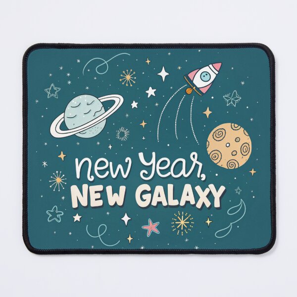 Item preview, New Year, New Galaxy by Vivo Studio – Cute Cosmic Illustration designed and sold by VivoStudio.