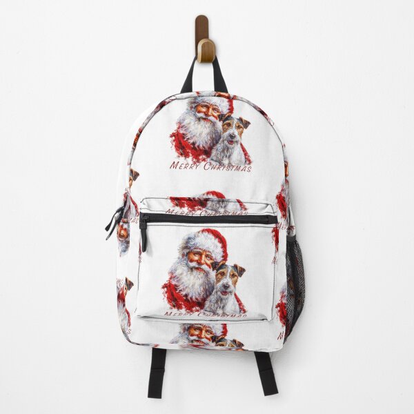 Item preview, Santa Claus with cute terrier dog designed and sold by olenapetol.