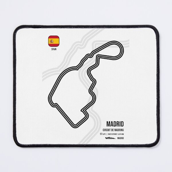Item preview, Madrid Race Track  designed and sold by Mariel  Toigo.