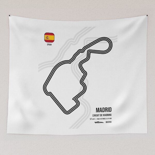 Item preview, Madrid Race Track  designed and sold by Mariel  Toigo.