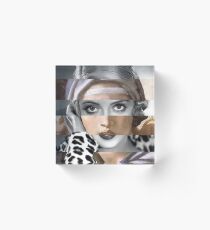 Michelangelo's Sybilla Delfica & Bette D Acrylic Block