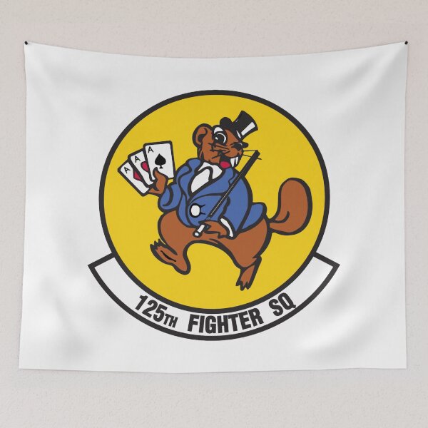 Item preview, 125th Fighter Squadron Patch - "The Ace Magician" Mascot Insignia designed and sold by CharlieDesings.