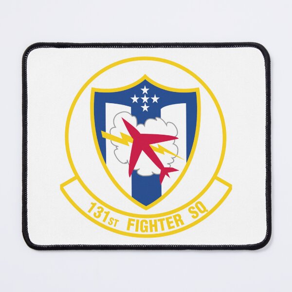 Item preview, 131st Fighter Squadron Patch - Combat Jet and Lightning Insignia designed and sold by CharlieDesings.
