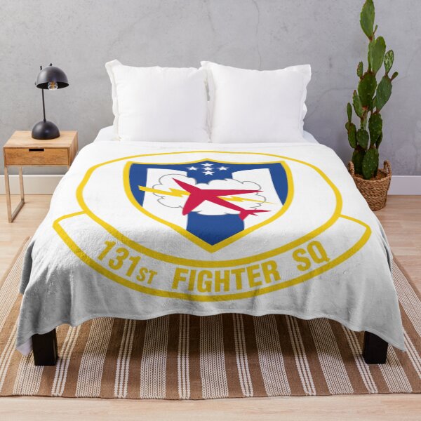 Item preview, 131st Fighter Squadron Patch - Combat Jet and Lightning Insignia designed and sold by CharlieDesings.