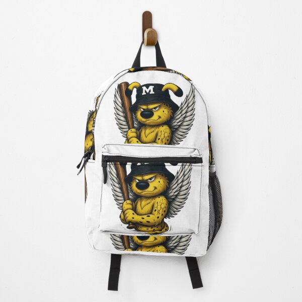 Item preview, Marsupilami Angel Street Art – Cool Urban Winged Character with Baseball Bat designed and sold by MarsupilamiFans.