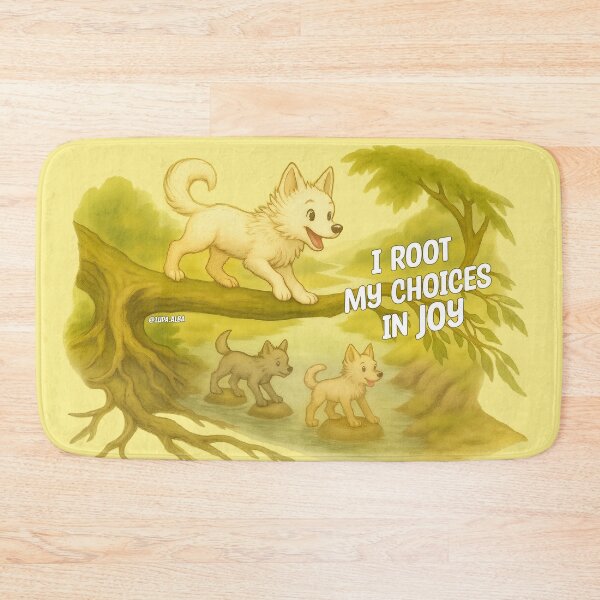 Item preview, I Root My Choices In Joy designed and sold by LupaAlba.
