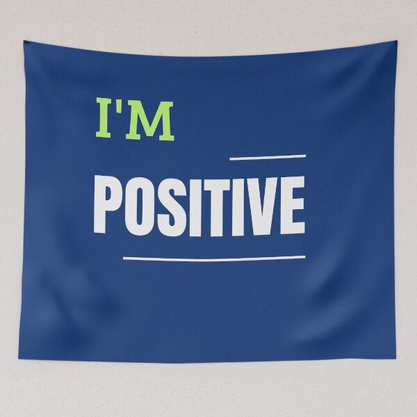 Item preview, I'm Positive – Motivational & Empowering T-Shirt designed and sold by SALEX.com.