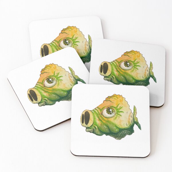 Item preview, Green and Yellow Fish Piggie designed and sold by katyaveleva.