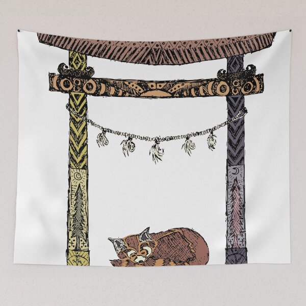 Item preview, Sleeping Fire Fox (Red Panda) designed and sold by Wundorlund.