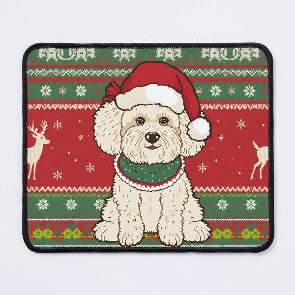 Item preview, Maltipoo Christmas Sweater designed and sold by TobyTheMaltipoo.