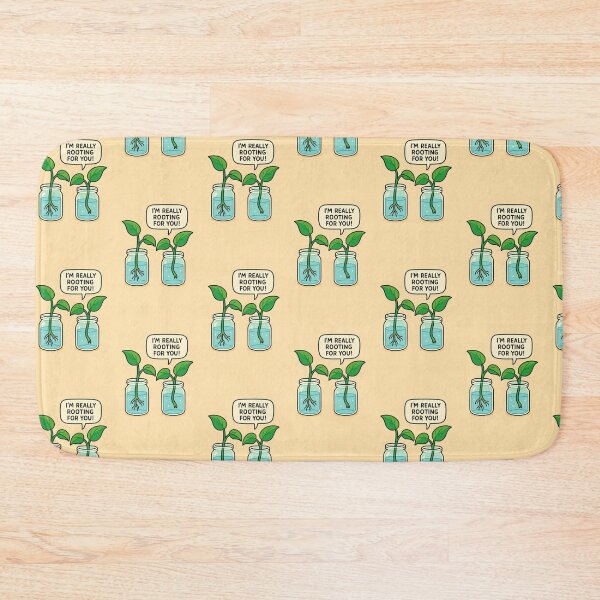 Item preview, Rooting for You – Cute Funny Houseplant Propagation Pun Art designed and sold by WhimsyByPaul.redbubble.com.