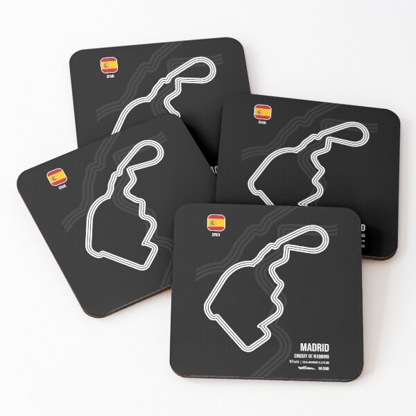 Item preview, Madrid Race Track (B&W) designed and sold by Mariel  Toigo.