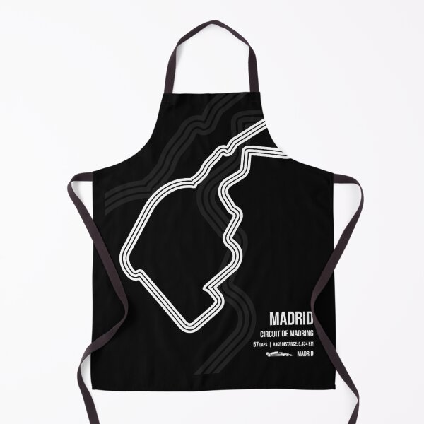 Item preview, Madrid Race Track (B&W) designed and sold by Mariel Toigo.