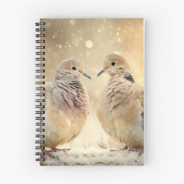 Item preview, Two doves in warm golden light designed and sold by olenapetol.