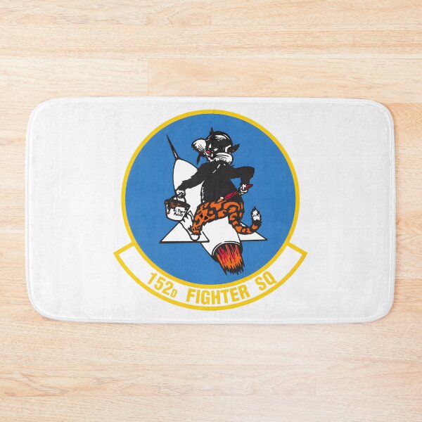 Item preview, 152d Fighter Squadron Patch - "Bobcat on a Rocket" Mascot Insignia designed and sold by CharlieDesings.