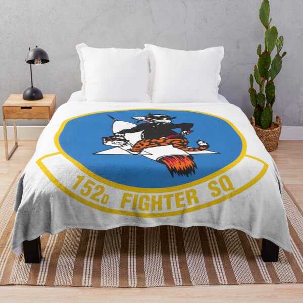 Item preview, 152d Fighter Squadron Patch - "Bobcat on a Rocket" Mascot Insignia designed and sold by CharlieDesings.