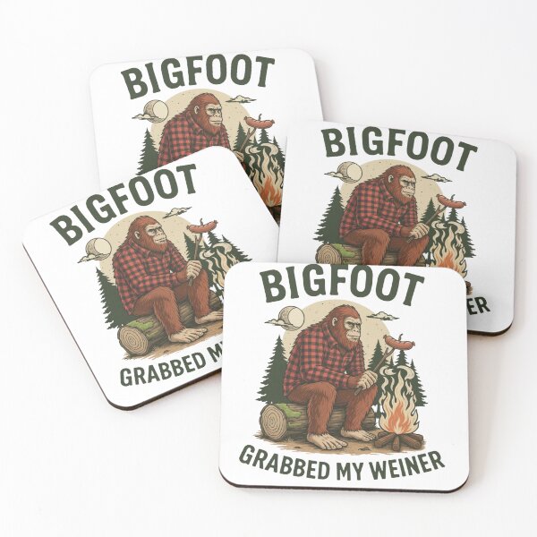 Item preview, Bigfoot Grabbed My Weiner Shirt, Campfire Shirt, Sasquatch T-Shirt, Bigfoot Shirts, National Forests, Camping Shirt, Appalachia Shirt, Silly designed and sold by Lunafy Design.