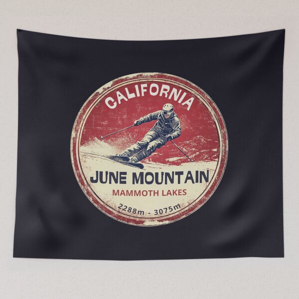 Item preview, June Mountain - California  designed and sold by GoodOldVintage.