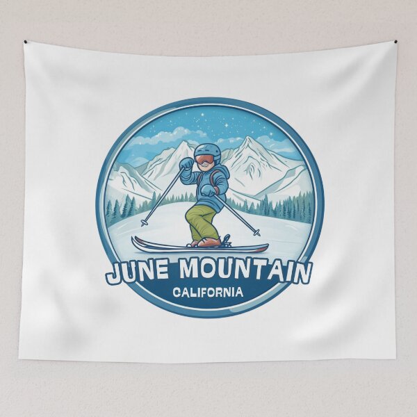 Item preview, June Mountain - California  designed and sold by GoodOldVintage.