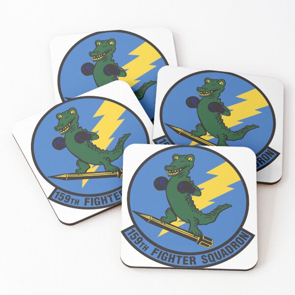 Item preview, 159th Fighter Squadron Patch - "The Gator Rider" Mascot Insignia designed and sold by CharlieDesings.