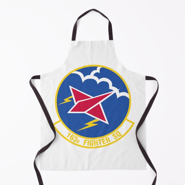 Item preview, 163d Fighter Squadron Patch - Red Star Jet and Lightning Insignia designed and sold by CharlieDesings.